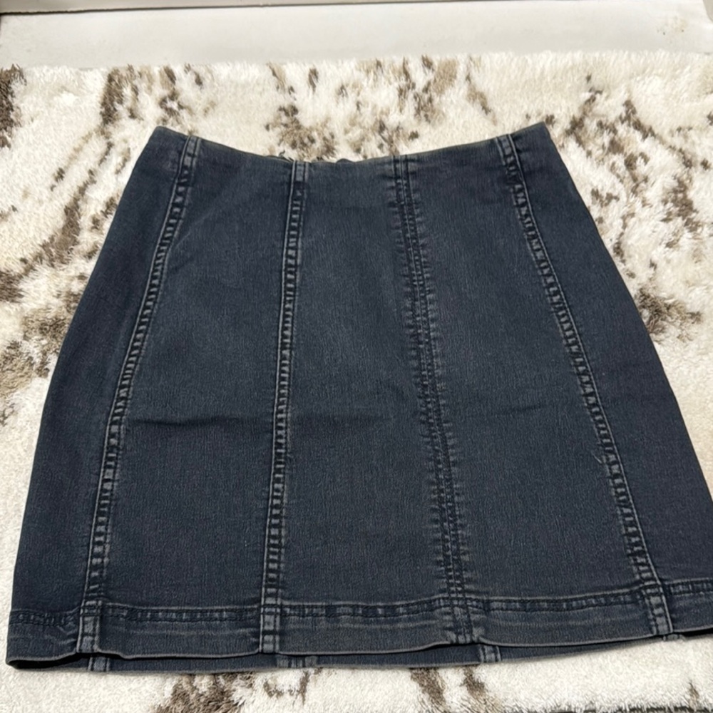 Free people mini denim skirt NWOT